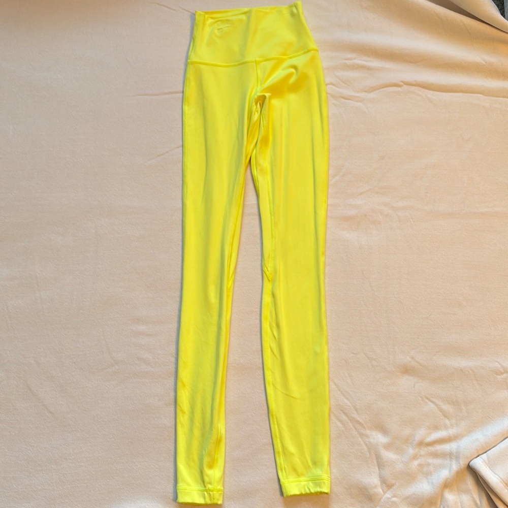 Align high rise pant 31 inch electric lemon